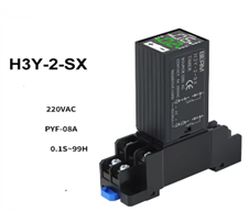 Relé temporizador con pantalla digital 220V