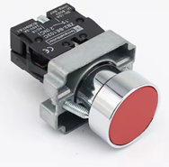 Pulsador color rojo 22mm  -  XB2-BA42